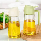 2-in-1 Kitchen Oil Spray Bottle – Multipurpose Glass Oil Dispenser image 1