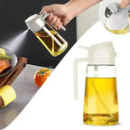 2-in-1 Kitchen Oil Spray Bottle – Multipurpose Glass Oil Dispenser image 3