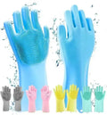 Multipurpose Silicone Cleaning Gloves – Magic Dishwashing & Scrubbing Gloves image 0