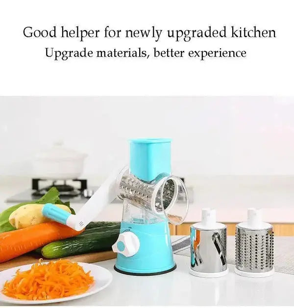 Effortless Vegetable Cutter Machine with Rotary Drum – Safe & Easy Slicing at Home image 1