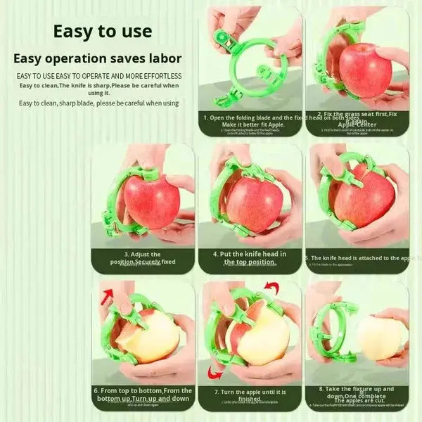 Rotating Apple Peeler Tool – Quick & Effortless Fruit Peeling at Home image 2